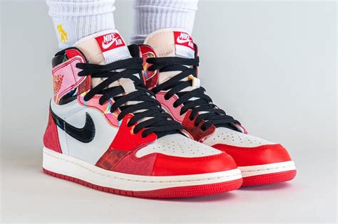 spider man air jordan 1 high